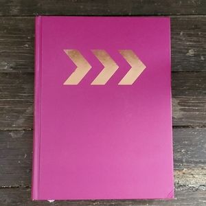 Gold arrow hardback journal